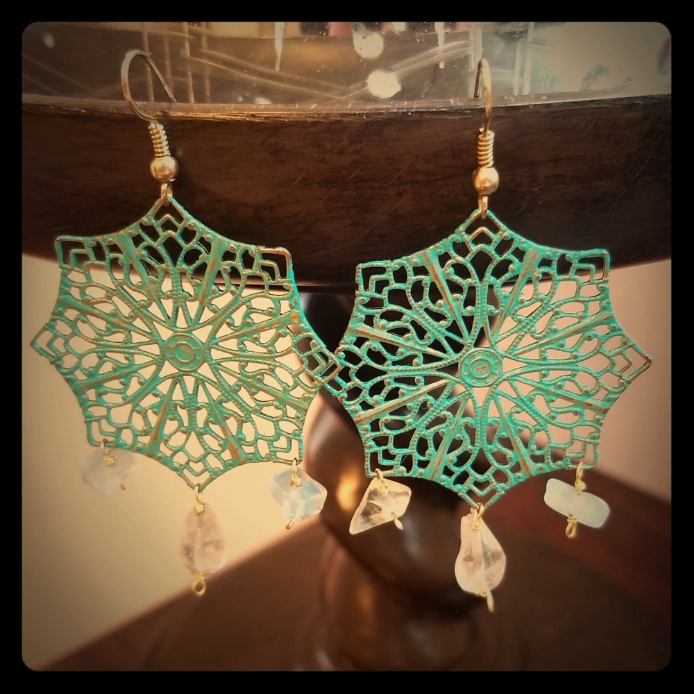 Beautiful statement earrings